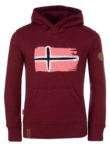 Trollkids Hoodies "Trondheim" bordeaux
