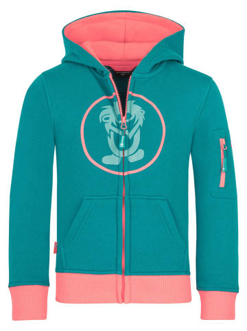 Trollkids Sweatjacke "Sortland" in Türkis