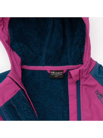 Trollkids Softshelloverall "Nordkapp" in Pink