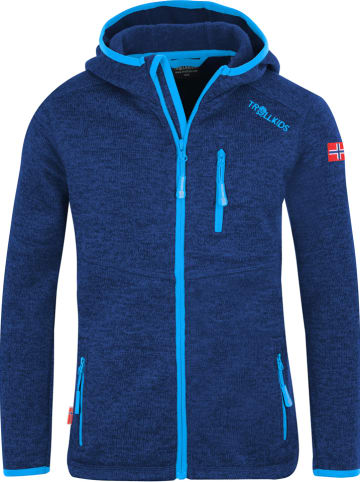 Trollkids Fleece vest "Jondalen XT" donkerblauw