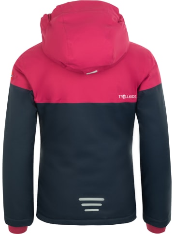 Trollkids Ski-/ Snowboardjacke "Hallingdal" in Dunkelblau/ Pink