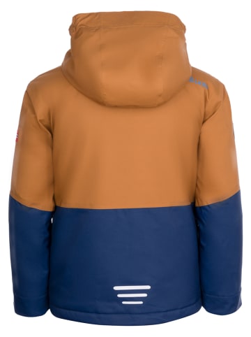 Trollkids Ski-/ Snowboardjacke "Hallingdal" in Hellbraun/ Dunkelblau