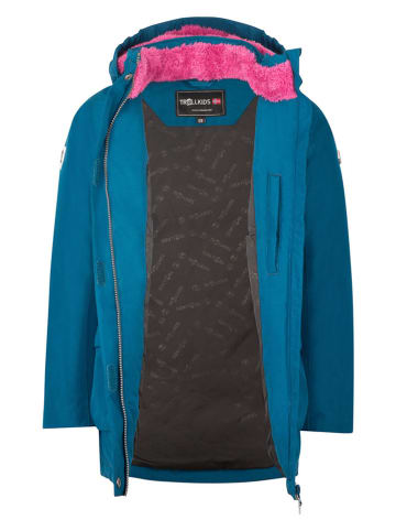 Trollkids Daunenmantel "Alesund" in Blau