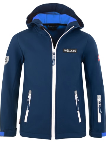 Trollkids Softshelljacke "Oslofjord" in Dunkelblau