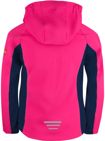 Trollkids Softshelljacke "Kristiansand" in Pink/ Dunkelblau