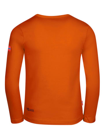 Trollkids Functioneel shirt "Troll" roodbruin