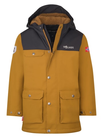Trollkids Parka "Gudvangen" in Hellbraun