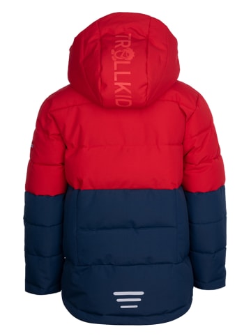 Trollkids Winterjacke "Gryllefjord" in Dunkelblau/ Rot