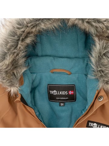 Trollkids Schneeanzug "Kirkenes" in Hellbraun