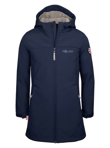 Trollkids Softshellmantel "Kristiansand" in Dunkelblau