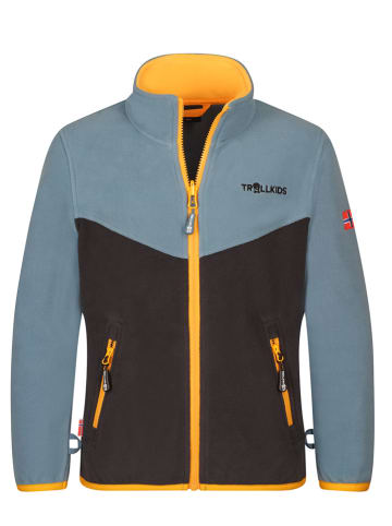 Trollkids Fleece vest "Oppdal XT" lichtblauw