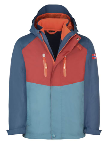 Trollkids 3in1-Funktionsjacke "Bryggen" in Blau