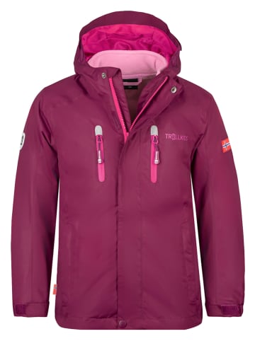 Trollkids 3in1-Funktionsjacke "Myrdal Pro" in Lila