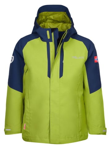 Trollkids Regenjas "Skaland" groen/donkerblauw