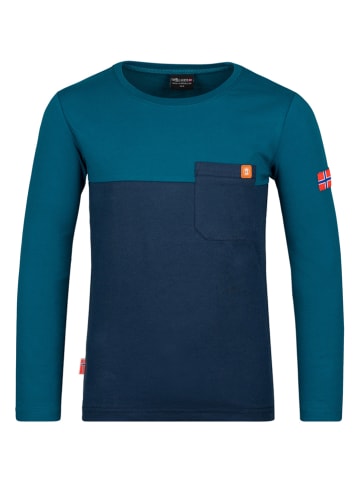 Trollkids Functioneel shirt "Bergen" donkerblauw