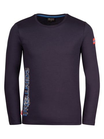 Trollkids Longsleeve "Stavanger" donkerblauw