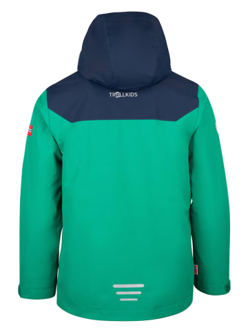 Trollkids 3in1-Funktionsjacke "Preikestolen" in Grün