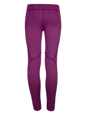 Trollkids Legginsy termiczne "Rondane" w kolorze fioletowym