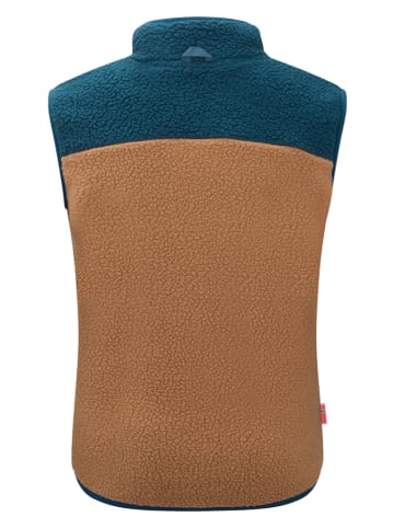 Trollkids Kamizelka polarowa "Hemsedal" w kolorze jasnobrązowym