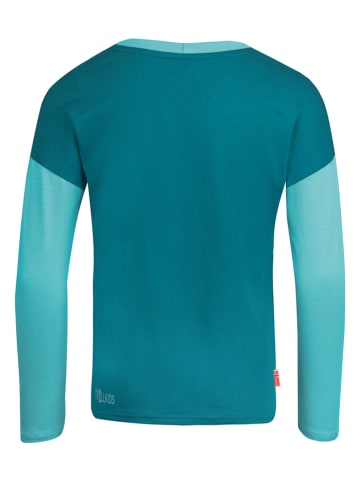Trollkids Longsleeve "Preikestolen" in Türkis