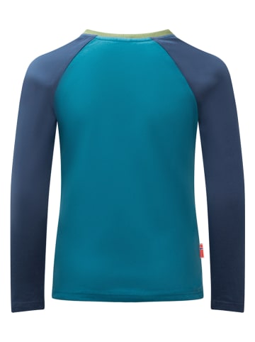 Trollkids Longsleeve "Preikestolen" blauw/donkerblauw