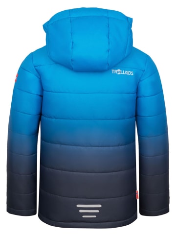 Trollkids Kurtka narciarska "Hemsedal" w kolorze niebiesko-granatowym