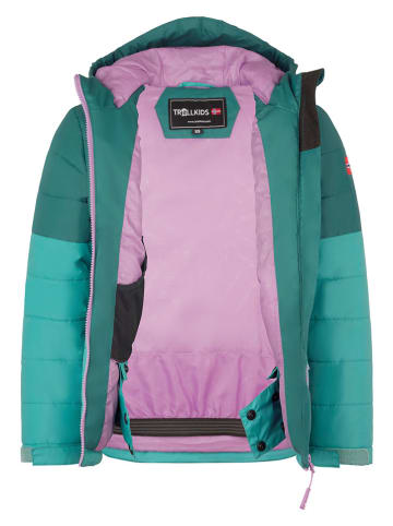 Trollkids Ski-/ Snowboardjacke "Hemsedal" in Petrol