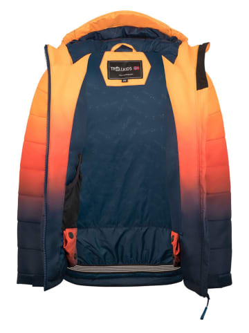 Trollkids Ski-/ Snowboardjacke "Hemsedal" in Orange/ Schwarz