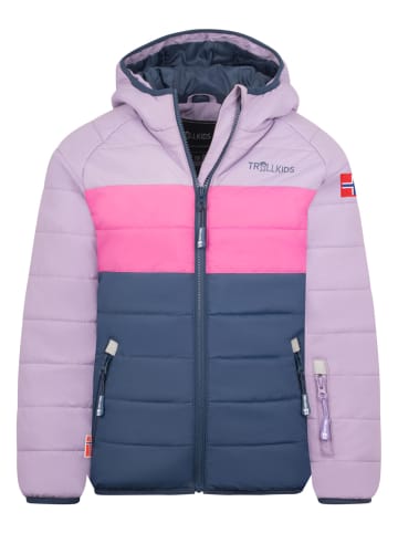 Trollkids Ski-/ Snowboardjacke "Hafjell XT" in Lila/ Dunkelblau