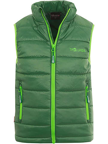 Trollkids Functionele bodywarmer "Trondheim" groen