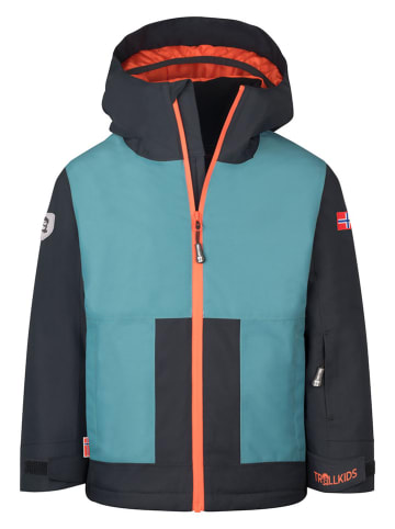 Trollkids Ski-/ Snowboardjacke "Rauland" in Blau/ Schwarz