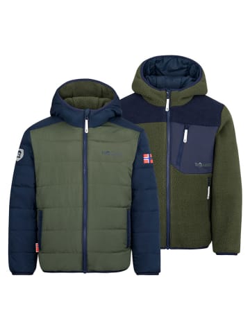 Trollkids Omkeerbare winterjas "Sandvika" kaki