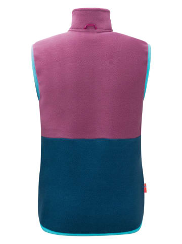 Trollkids Fleece bodywarmer "Kjerag" roze/blauw