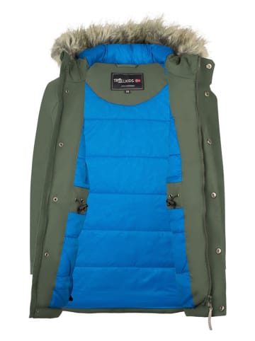 Trollkids Parka "Nordkapp" in Khaki