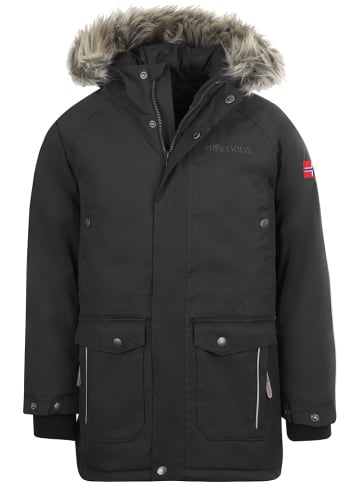 Trollkids Parka "Nordkapp" in Schwarz