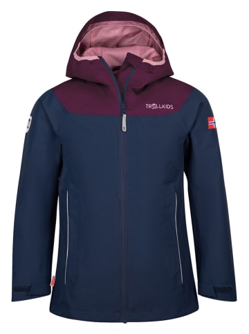 Trollkids Regenjacke "Bergen" in Dunkelblau