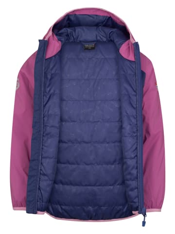 Trollkids Funktionsjacke "Halsafjord" in Dunkelblau/ Lila