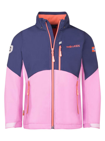 Trollkids Funktionsjacke "Balestrand" in Helllila/ Dunkellila