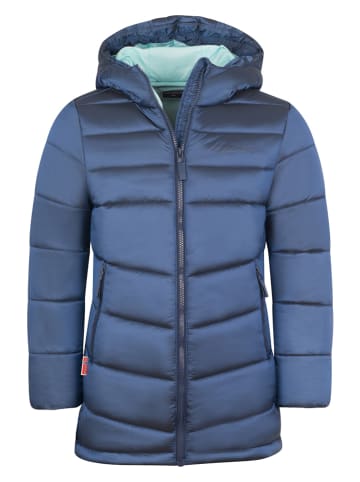 Trollkids Doorgestikte mantel "Trondheim" blauw