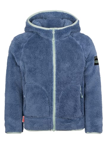 Trollkids Fleece vest "Borgund" donkerblauw