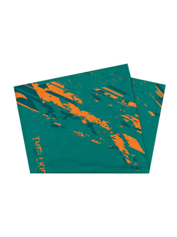 Trollkids Szal-koło w kolorze zielono-pomarańczowym