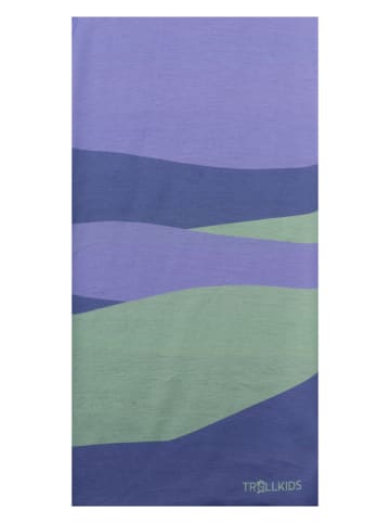 Trollkids Colsjaal "Coastal Sunset" paars/groen