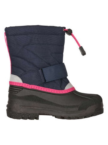 Trollkids Botki zimowe "Telemark Winter Boots PRO" w kolorze granatowo-różowym