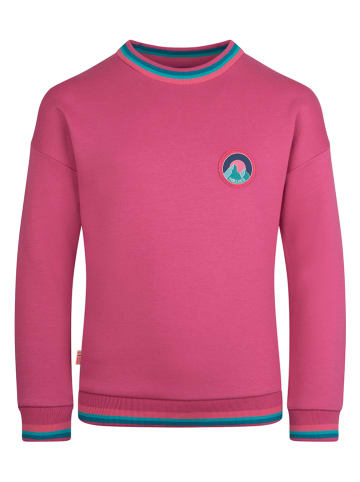 Trollkids Sweatshirt "Senja" in Pink