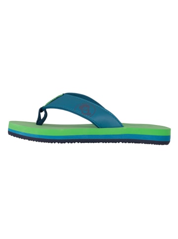 Trollkids Teenslippers "Haukland" groen/blauw
