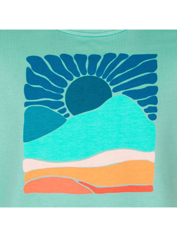 Trollkids Shirt "Falketind T" turquoise