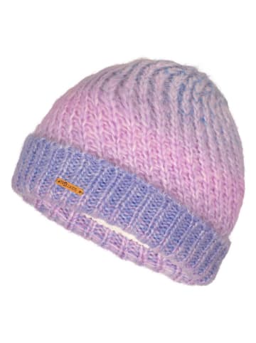 Trollkids Mütze "Senja" in Rosa/ Lila