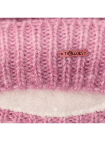 Trollkids Mütze "Senja" in Rosa