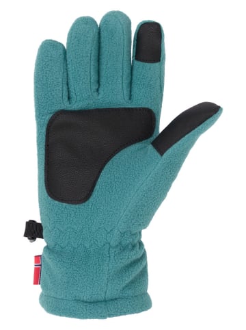 Trollkids Fleece handschoenen "Eikedalen" turquoise