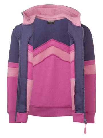 Trollkids Sweatjacke "Flekkefjord" Jacket in Pink/ Lila